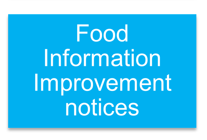 Food Information Notices